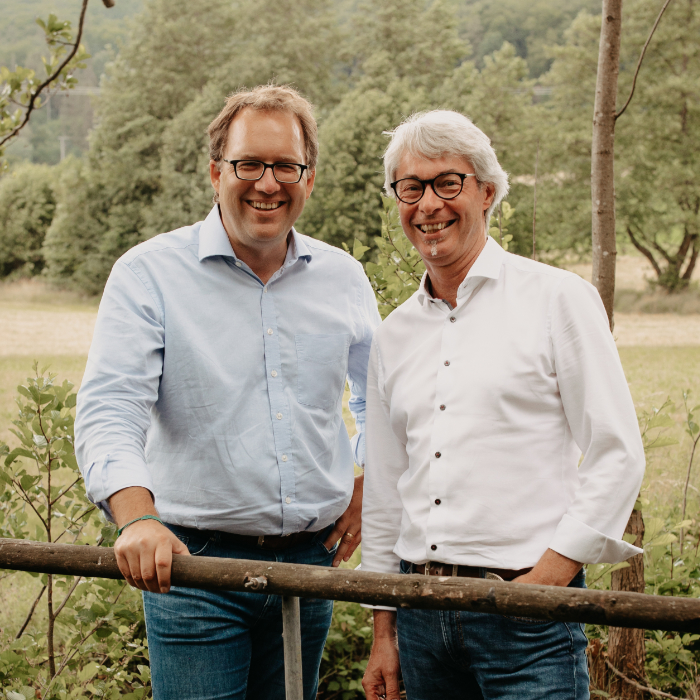 Unsere Geschäftsführer /Von links: Sebastian Hölzlein, Richard Weller